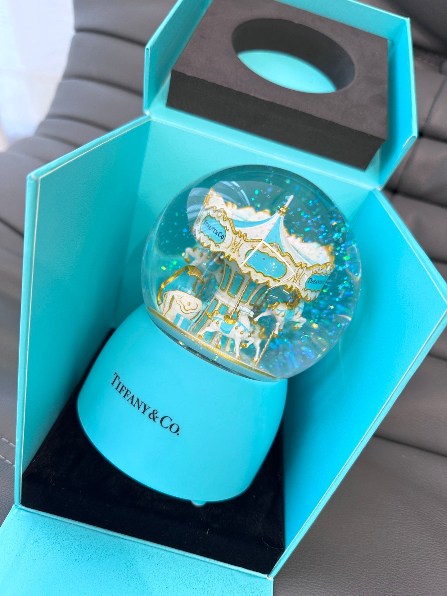 Kristallkugel Weihnachten Tiffany