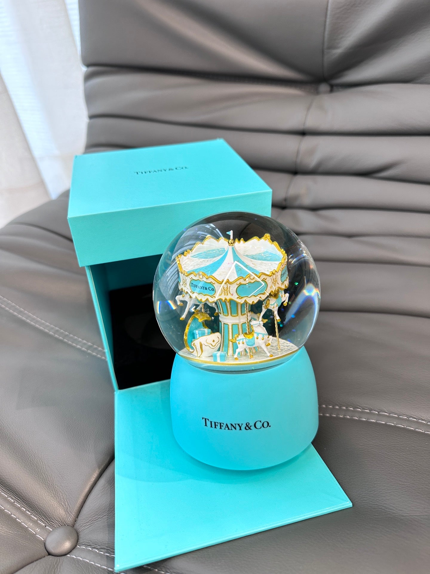 Kristallkugel Weihnachten Tiffany
