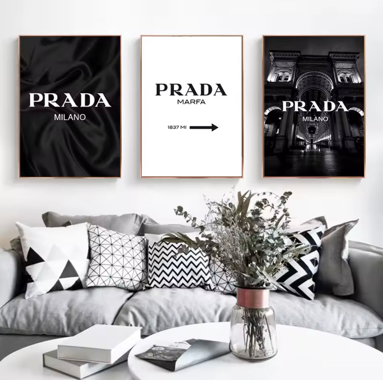 Pr*da Milan Canvas