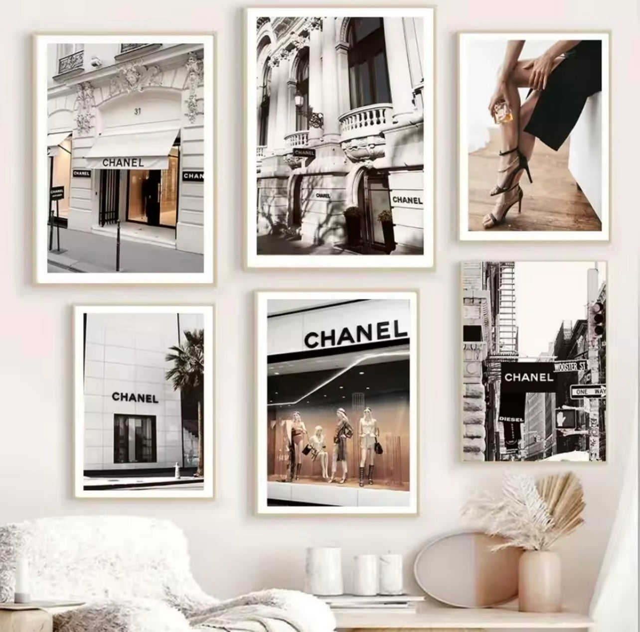 Ch*nel Paris Leinwand