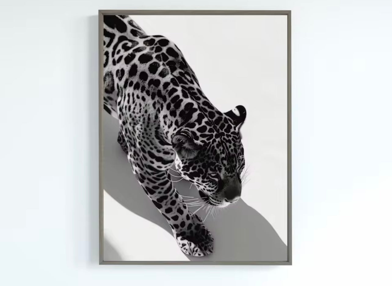 Leoparden-Leinwand
