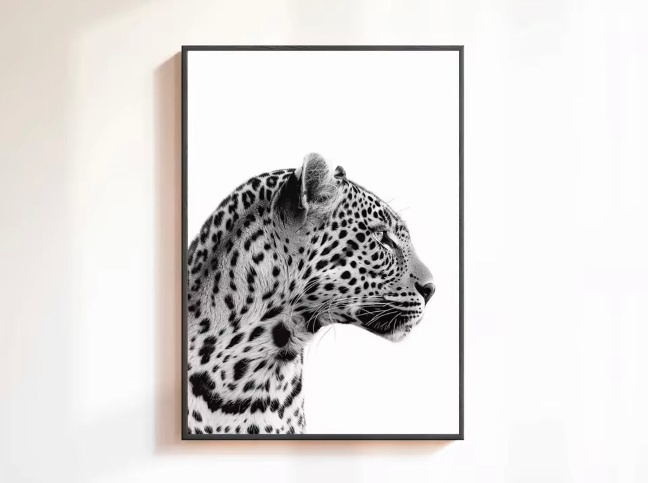 Leoparden-Leinwand