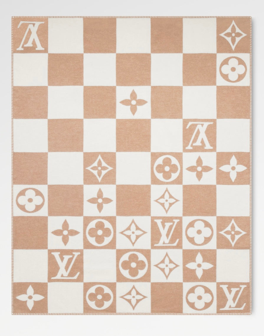 DECKE MONOGRAMM Beige