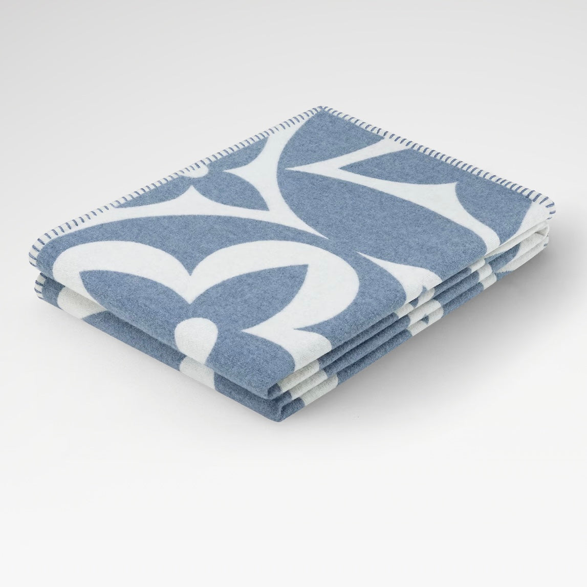 DECKE MONOGRAMM Blau