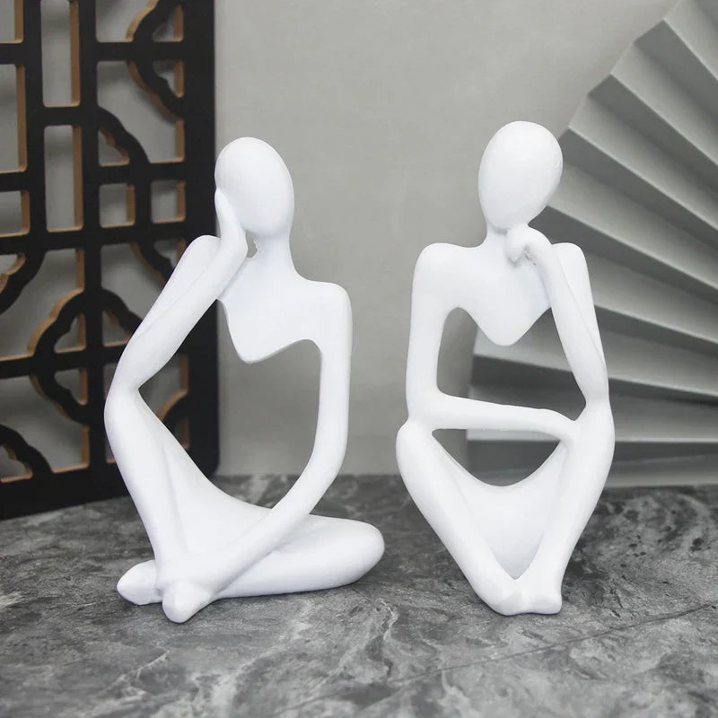 Die Denker Abstrakte Statuen