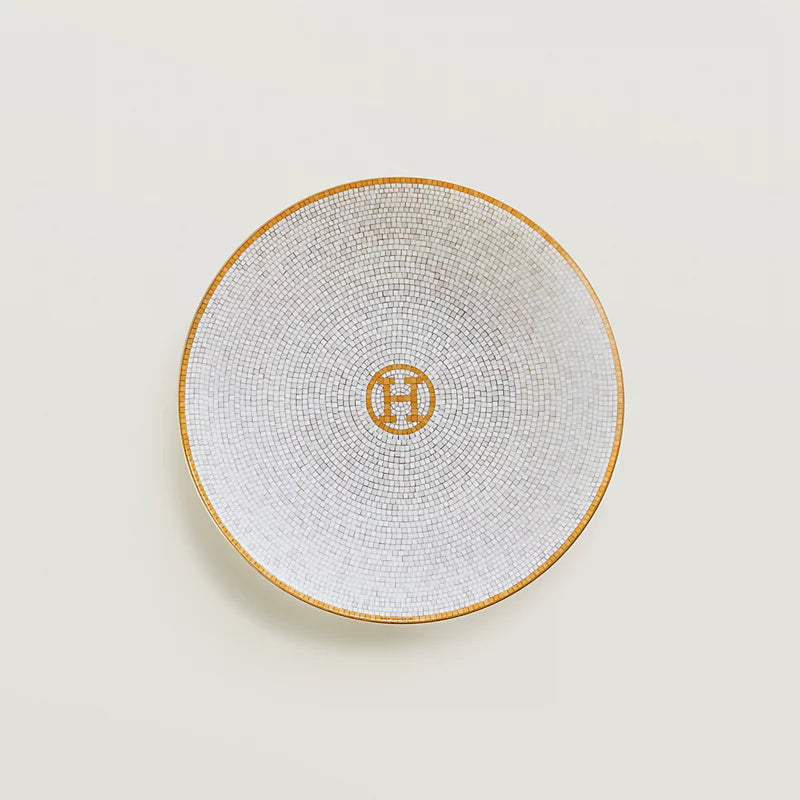 Piatto da pane in porcellana Gold