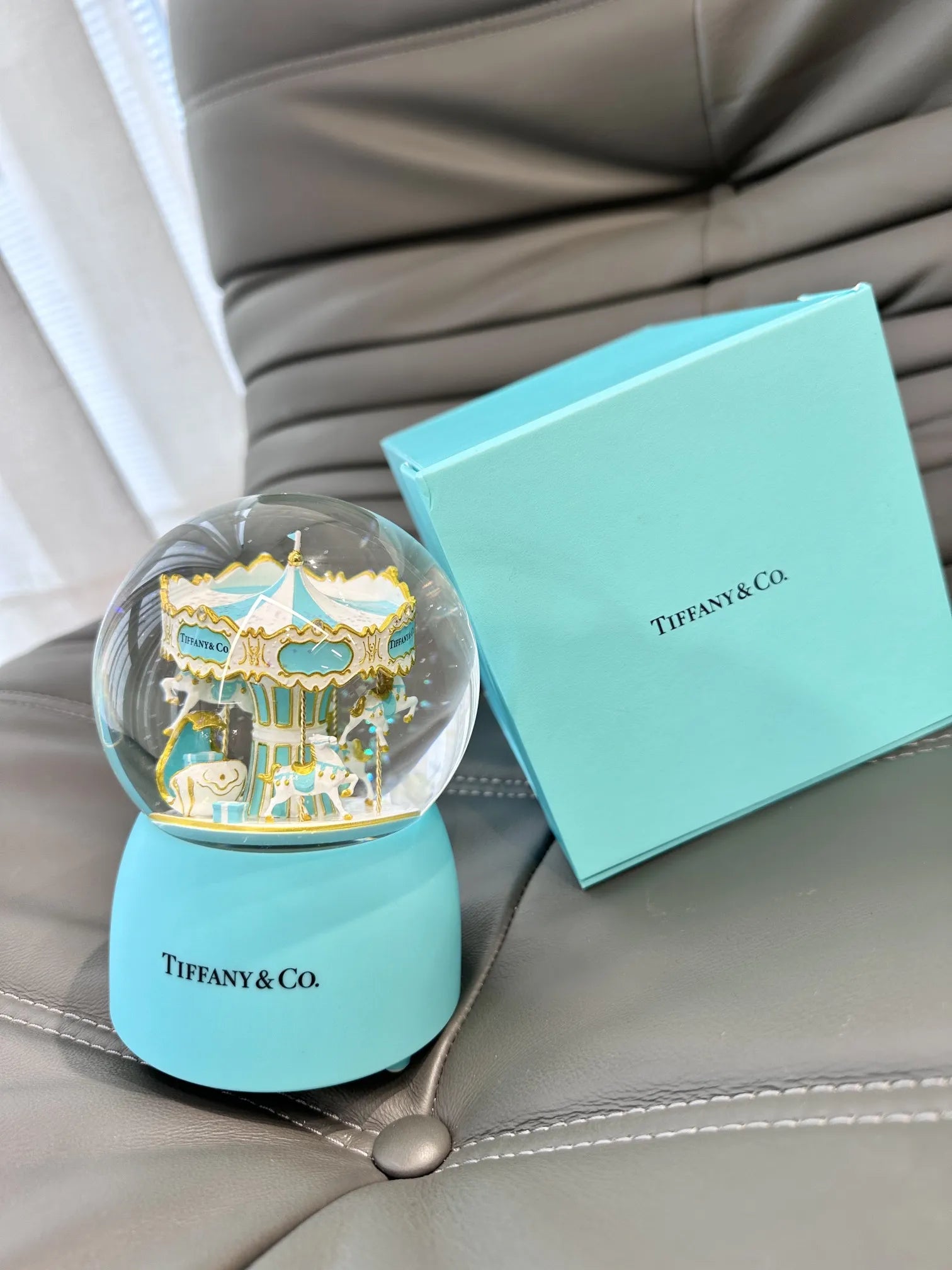 Kristallkugel Weihnachten Tiffany