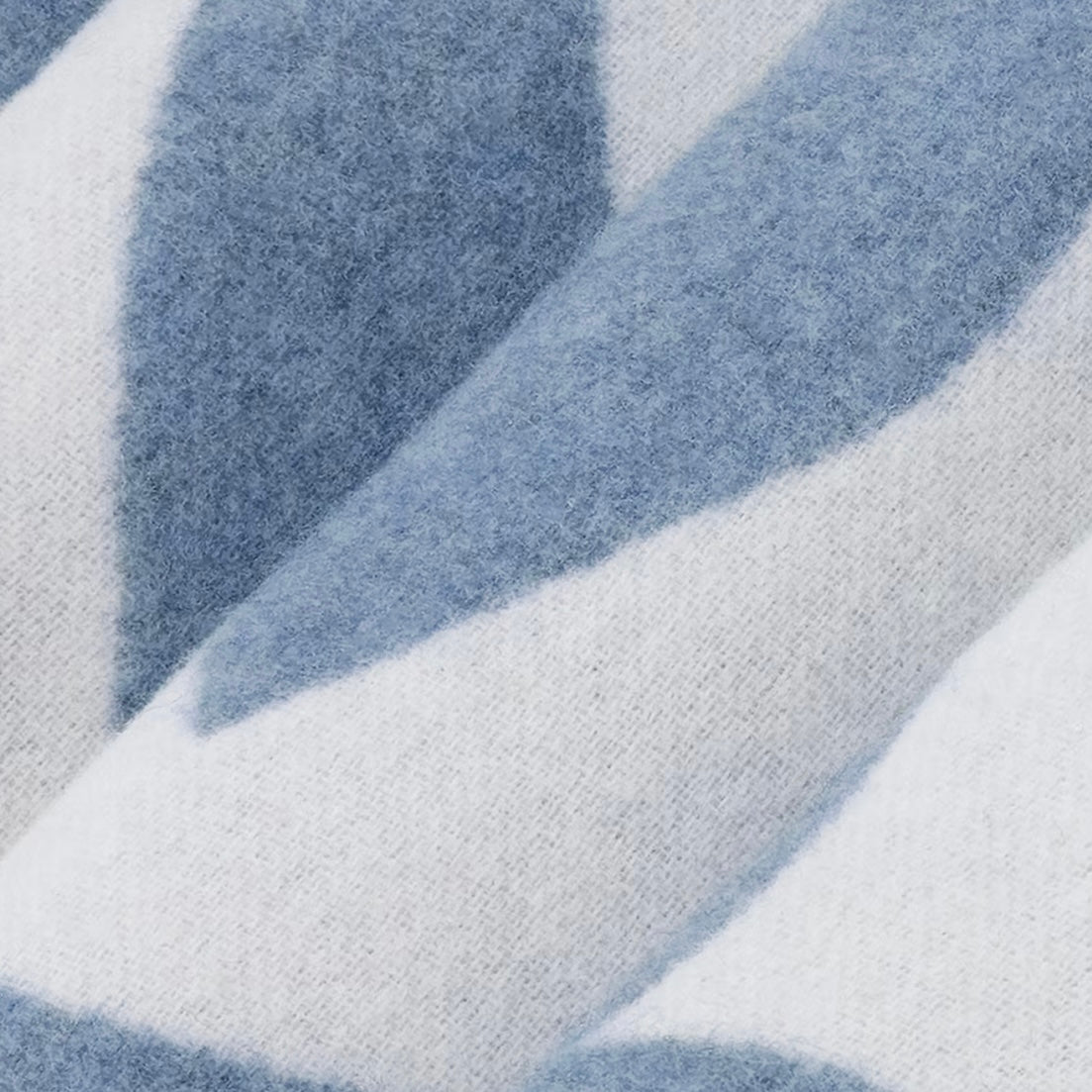 DECKE MONOGRAMM Blau