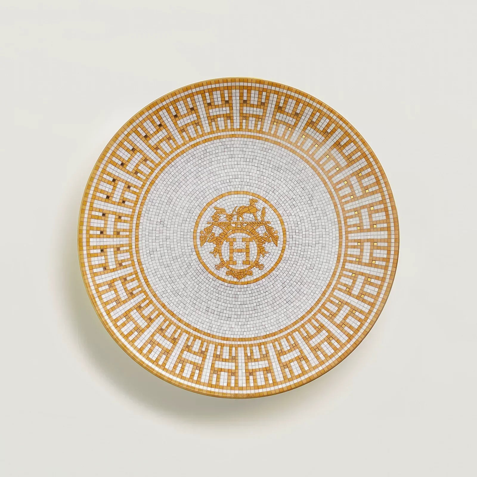 Taza de té y vajilla Hermes Mosaique Au 24