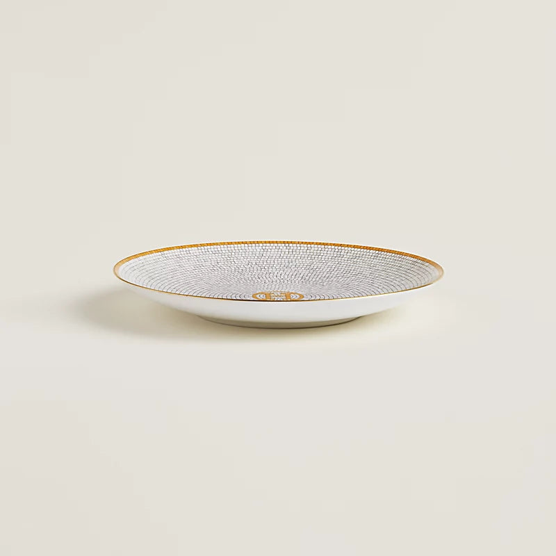 Piatto da pane in porcellana Gold