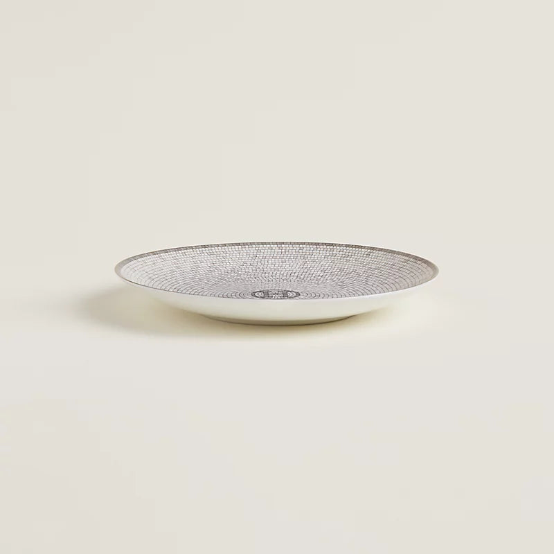 Piatto da pane in porcellana Silver